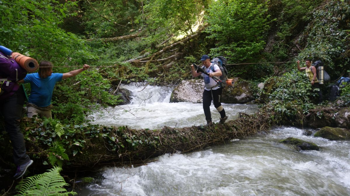Поход Затерянный мир в Псху с вылетом на самолете Ан-2 (7/46)