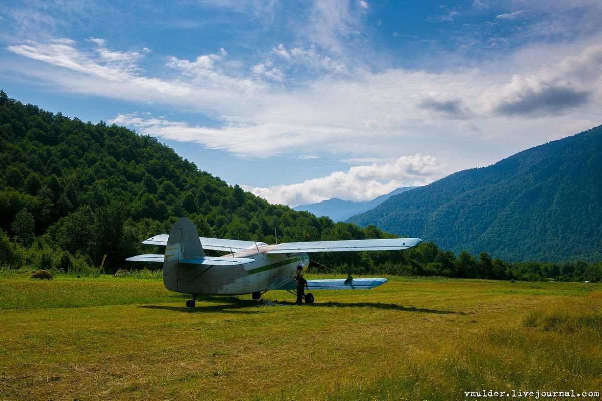 Поход Затерянный мир в Псху с заброской на самолете Ан-2 (32/47)