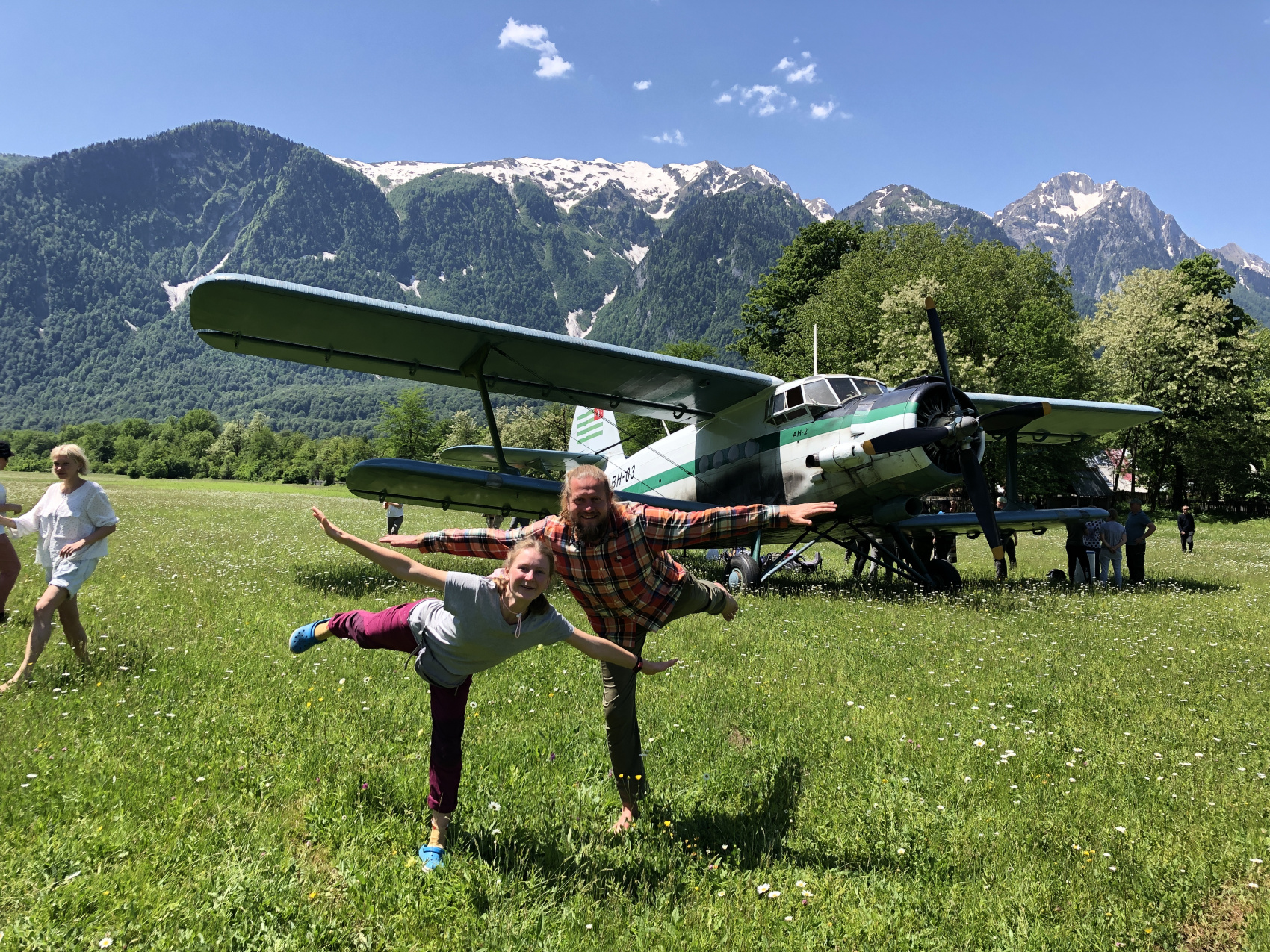 Поход Затерянный мир в Псху с вылетом на самолете Ан-2 (5/46)