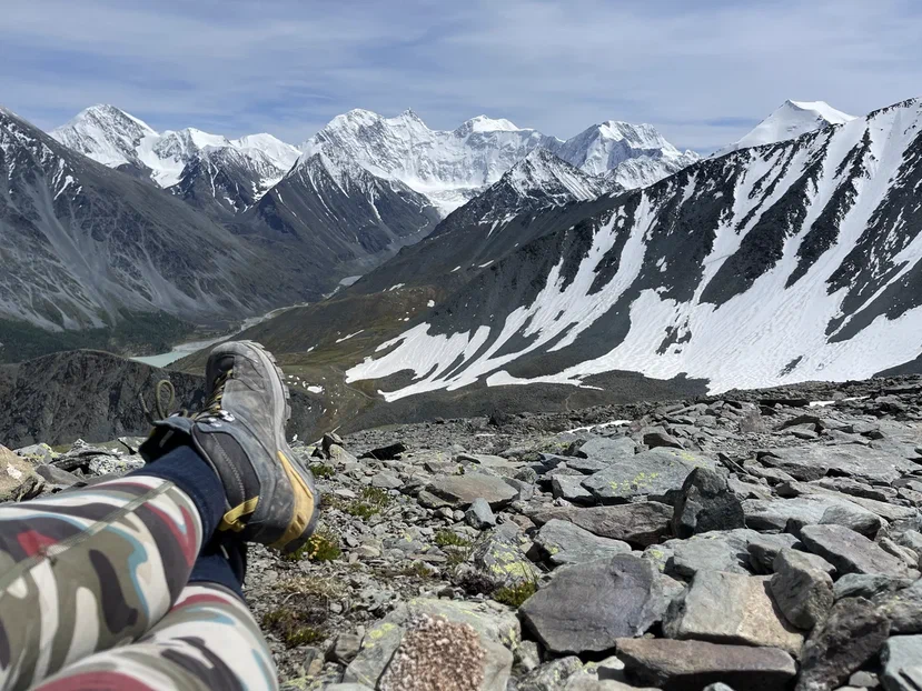 Треккинг к подножию Белухи налегке, с конным сопровождением (43/69)