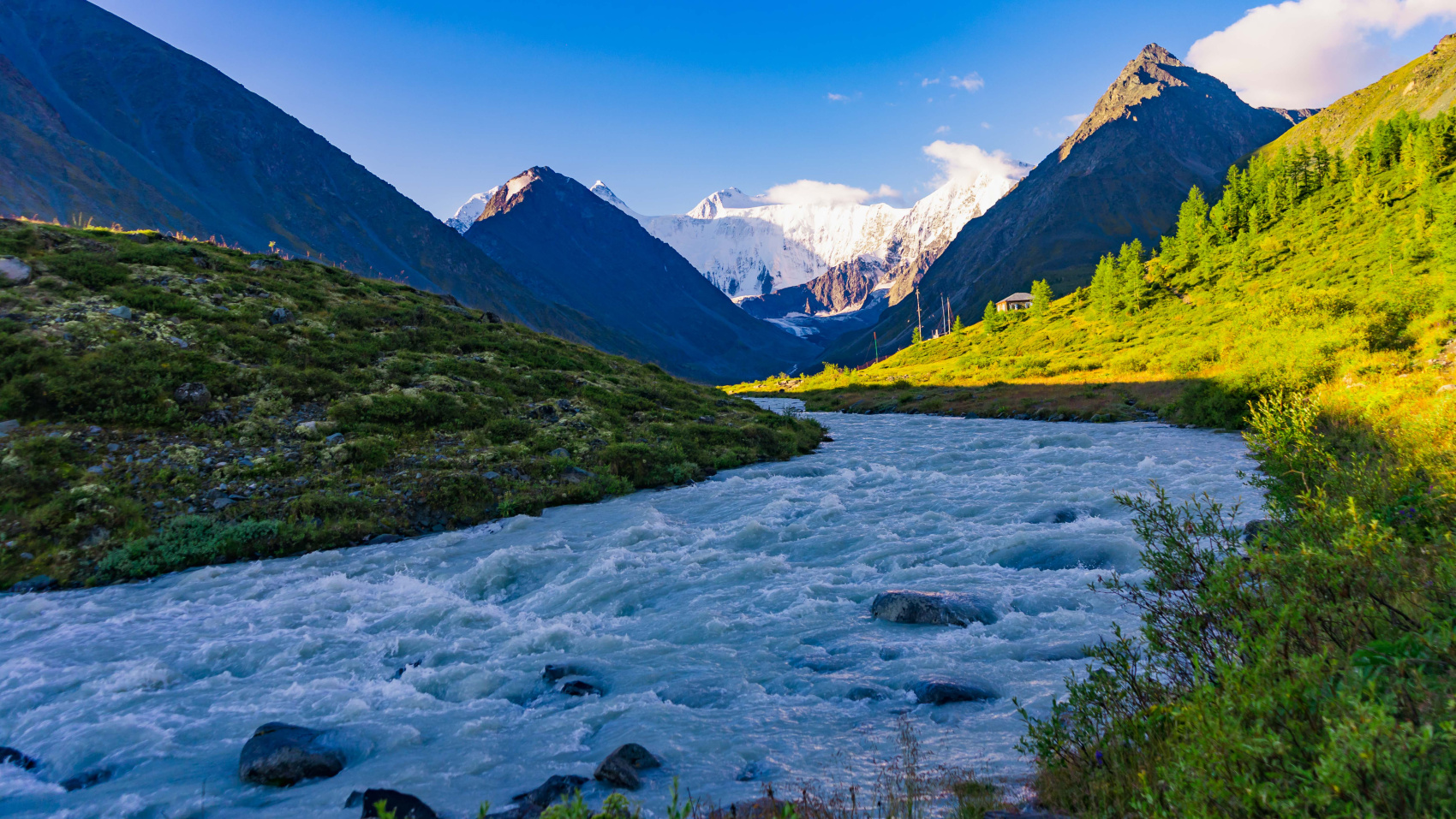 Треккинг к подножию Белухи налегке, с конным сопровождением (16/69)