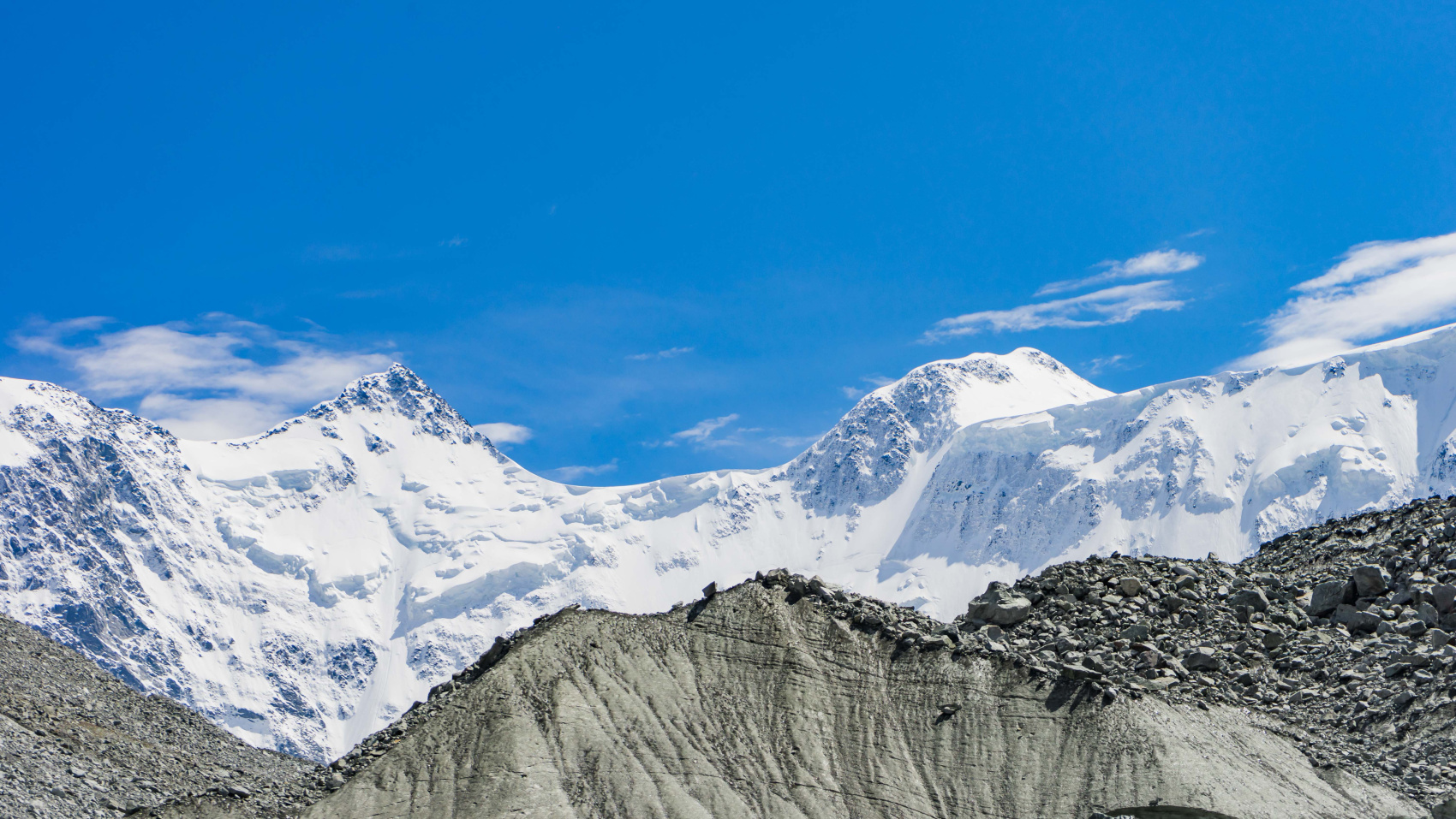 Треккинг к подножию Белухи налегке, с конным сопровождением (23/69)