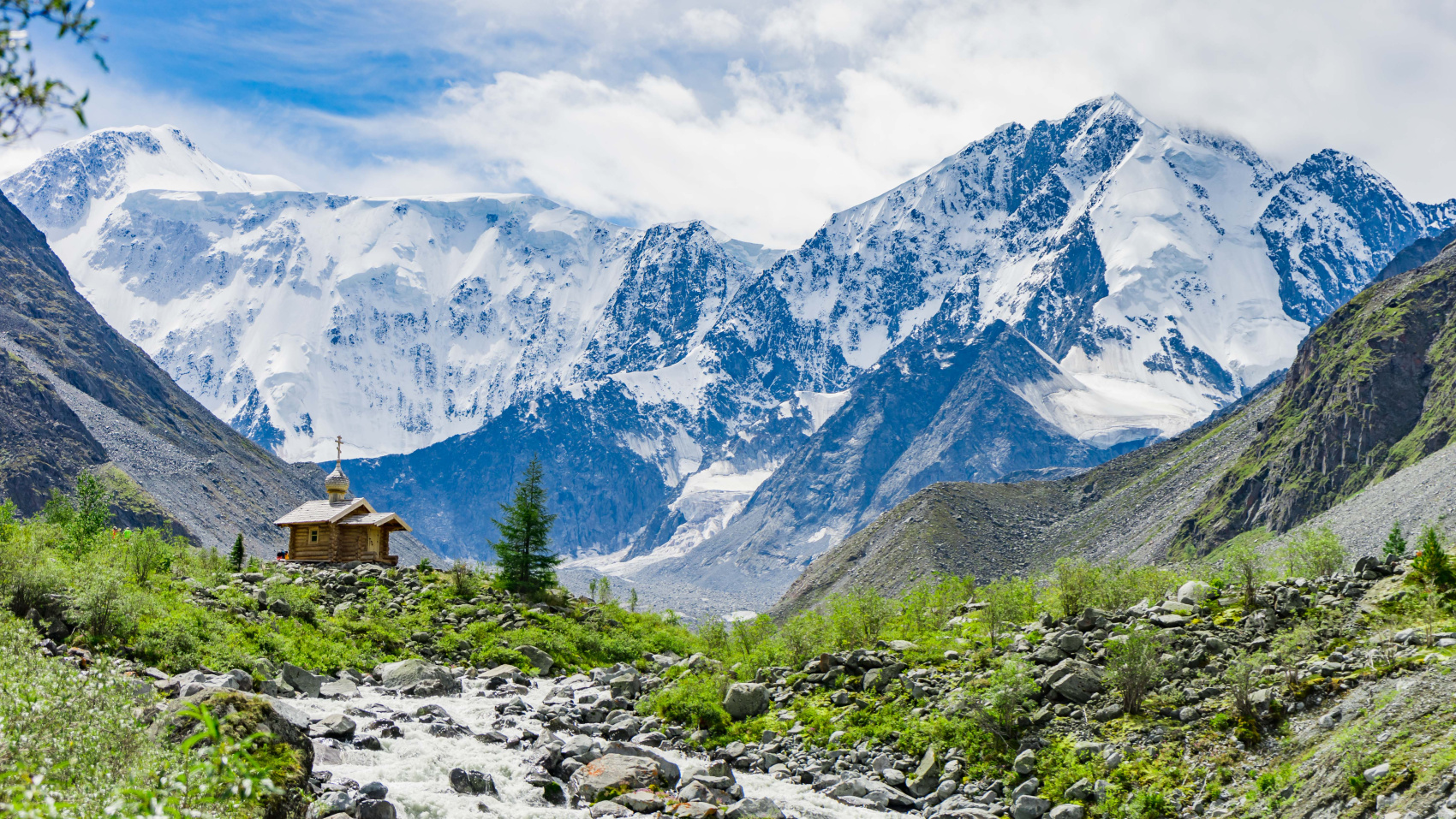 Треккинг к подножию Белухи налегке, с конным сопровождением (22/69)