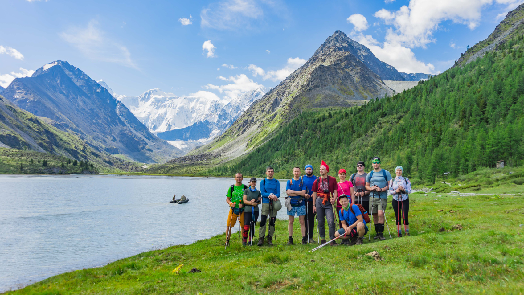 Треккинг к подножию Белухи налегке, с конным сопровождением (20/69)