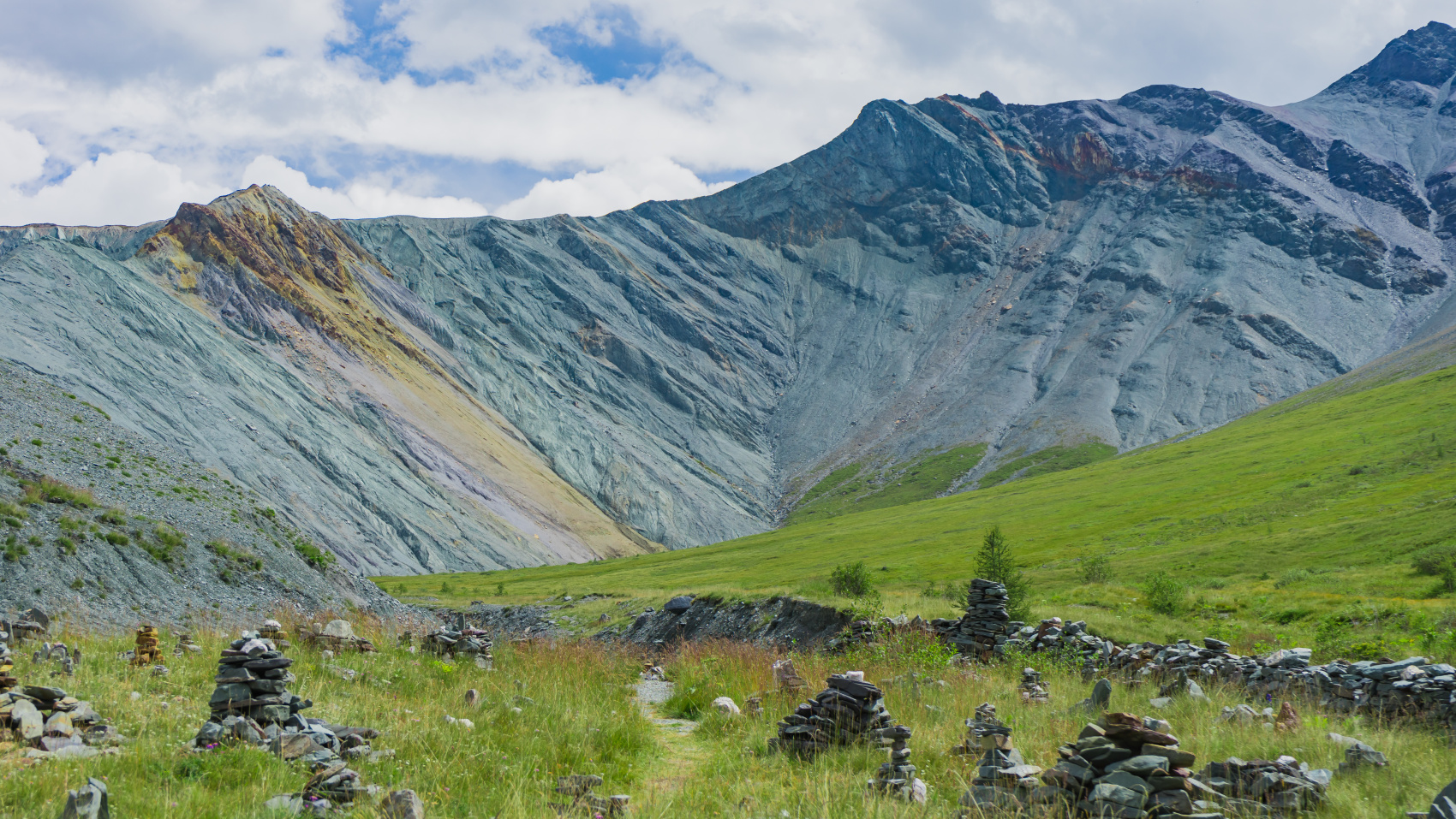 Треккинг к подножию Белухи налегке, с конным сопровождением (17/69)