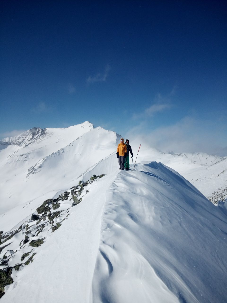 Фрирайд в долине Высокогорного (Лужба)