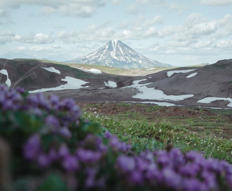 Камчатка. Три вулкана
