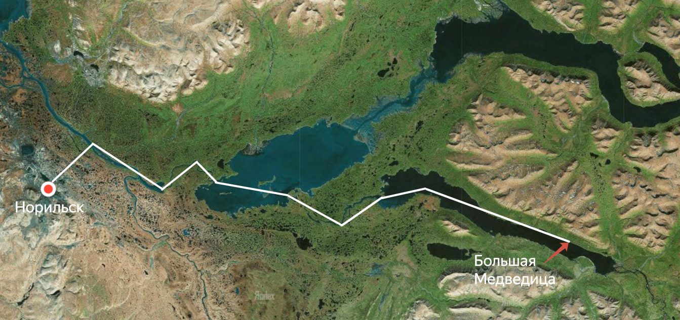 Эко тур на плато Путорана Северное сияние Большой Медведицы (8/16)