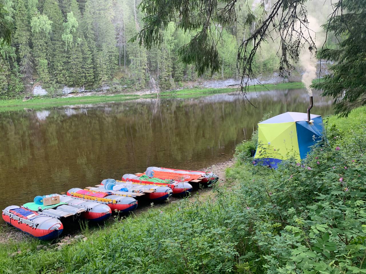 Сплав по реке Уфа и Кунгурская пещера — Разведка (7/8)