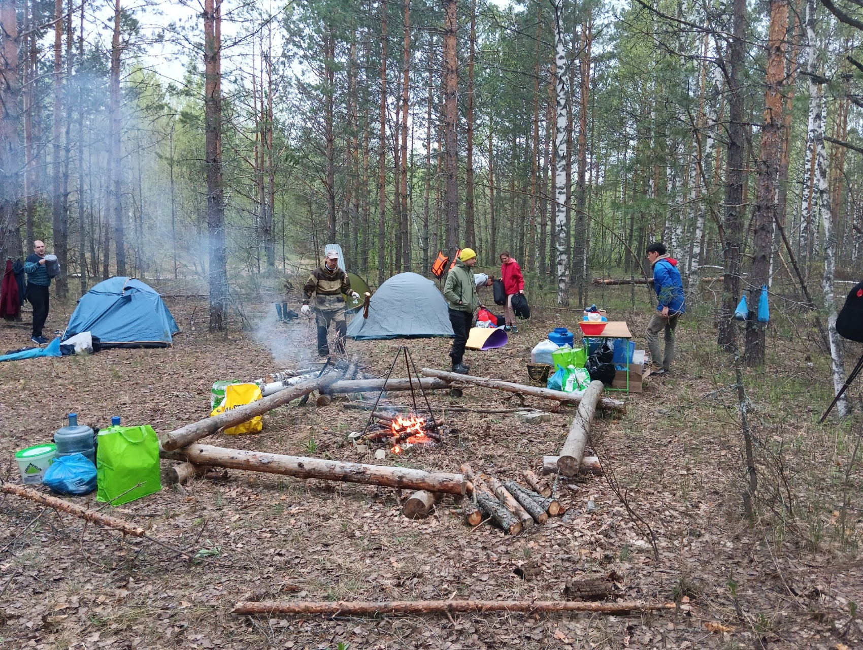 Сплав по реке Малая Кокшага Завал (5/8)