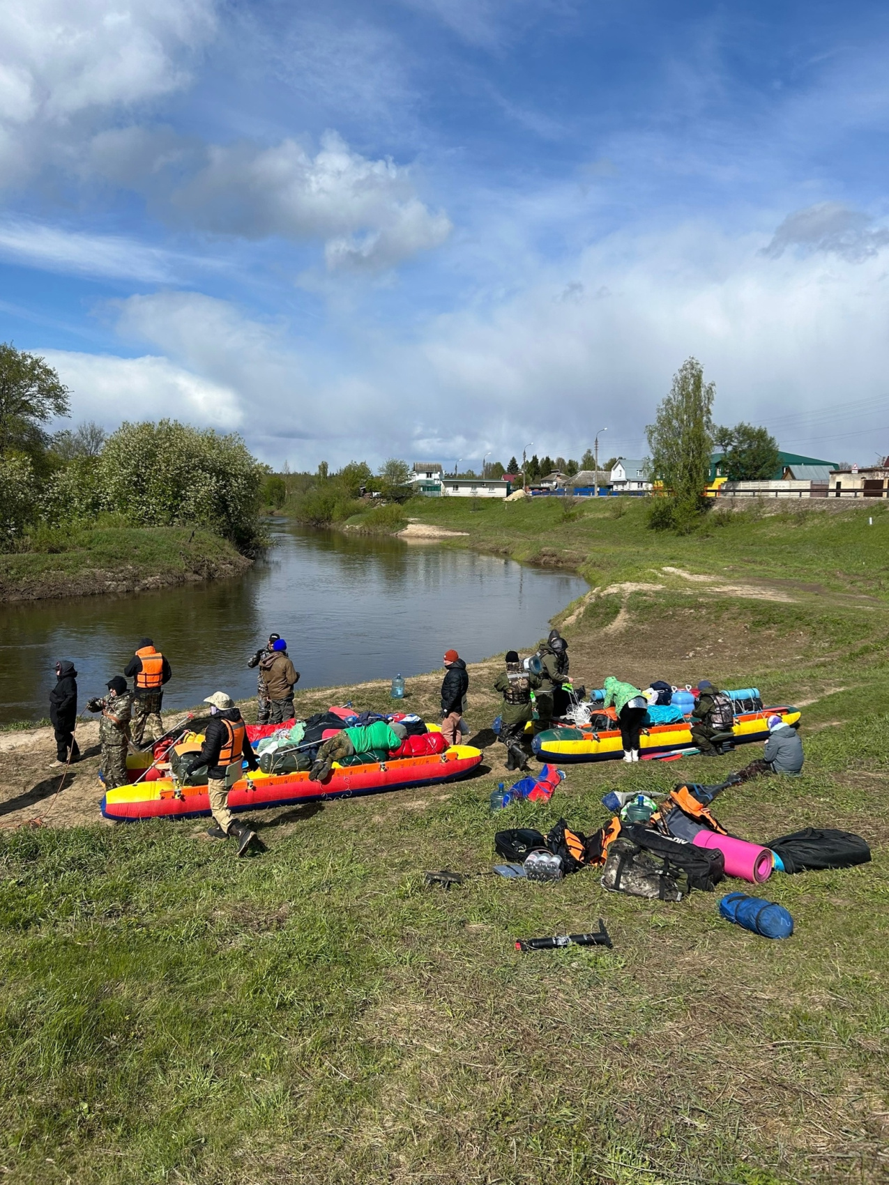 Сплав по реке Малая Кокшага Завал (2/8)