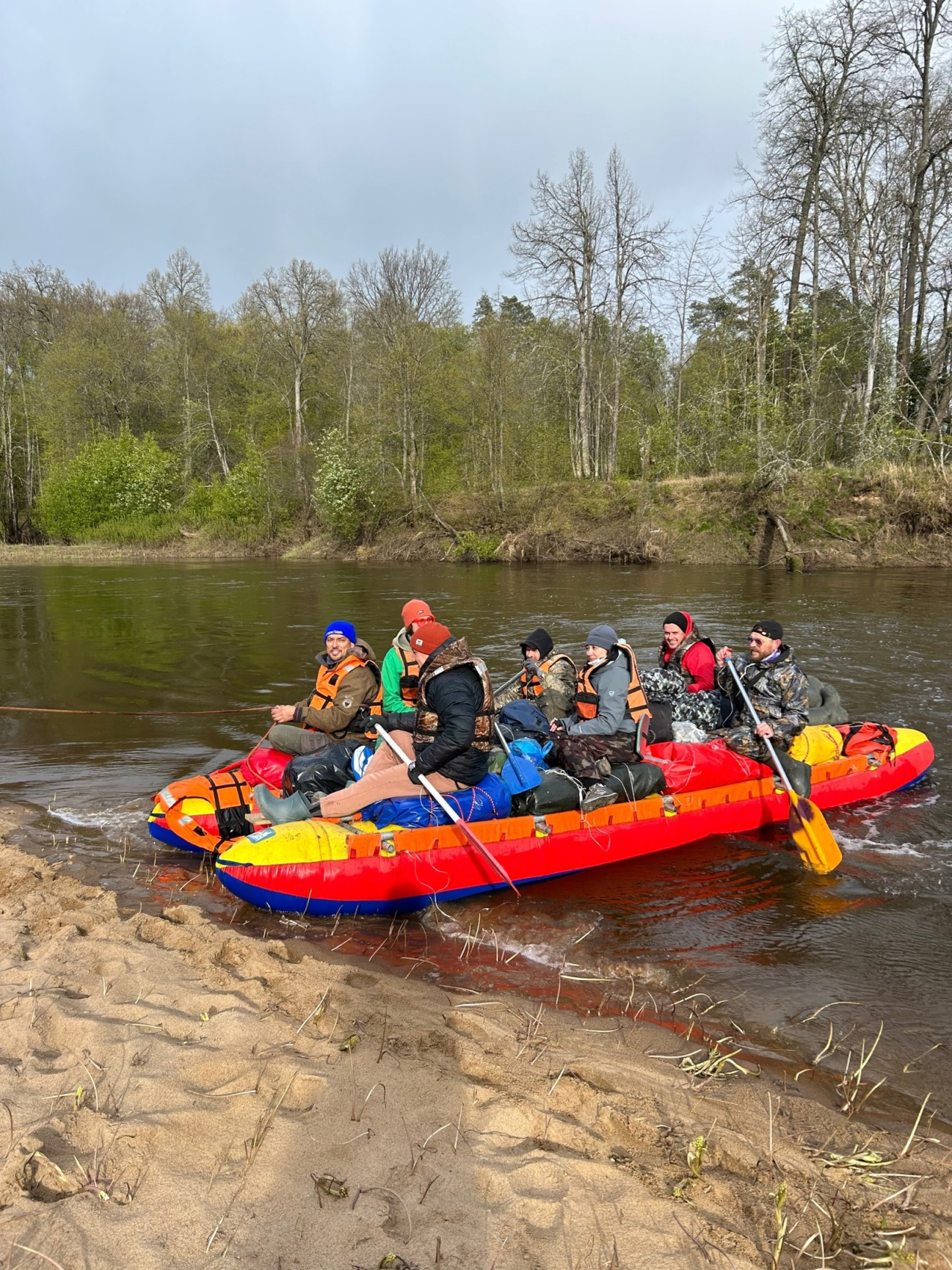 Сплав по реке Малая Кокшага Завал (6/8)