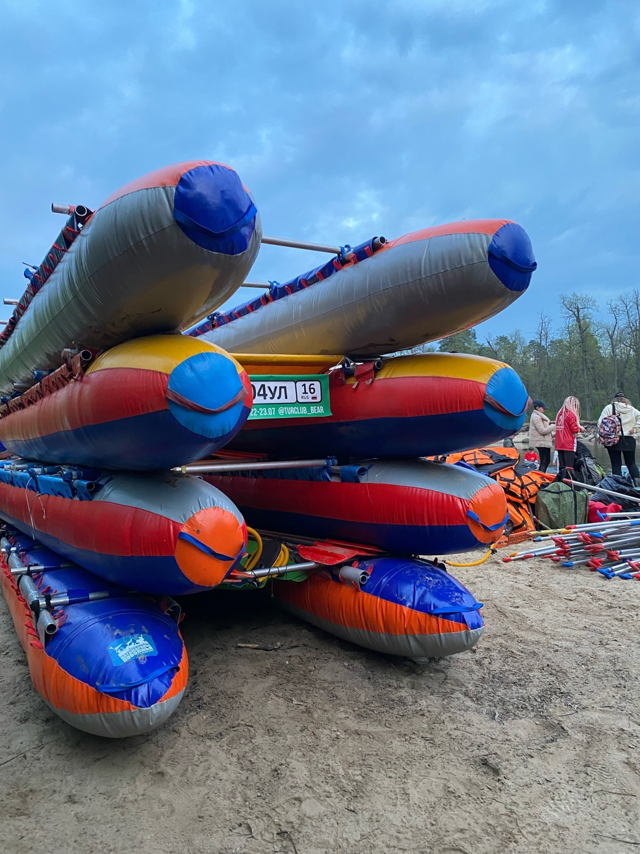 Сплав Победный на катамаранах по реке Юшут (8/11)