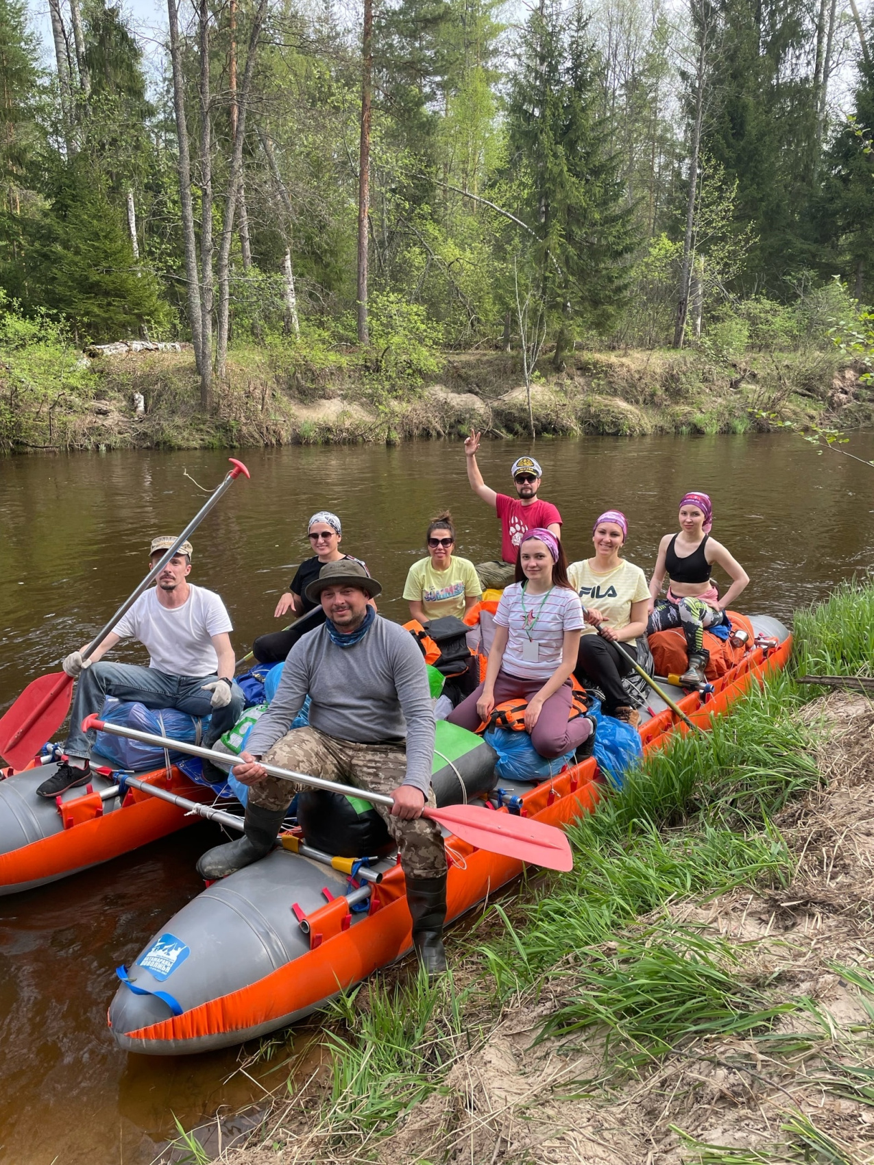 Сплав Победный на катамаранах по реке Юшут (10/11)