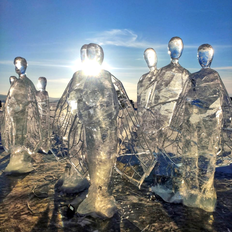 Зимний лед Байкала. Проживание на турбазе. (24/92)