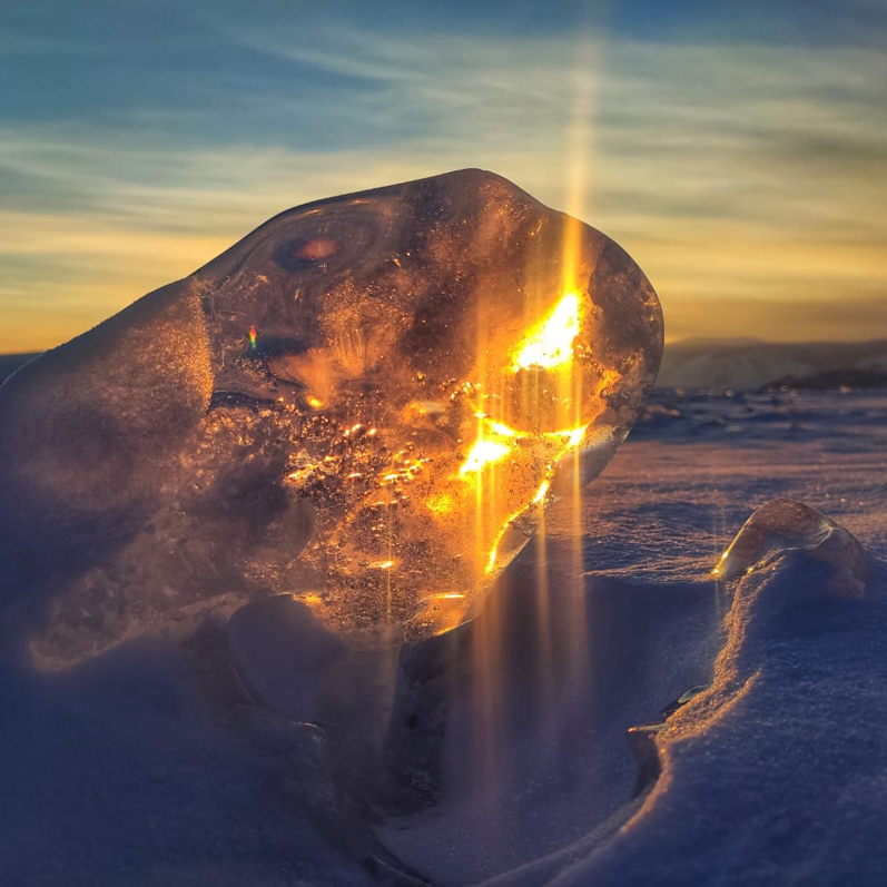 Зимний лед Байкала. Проживание на турбазе. (18/92)
