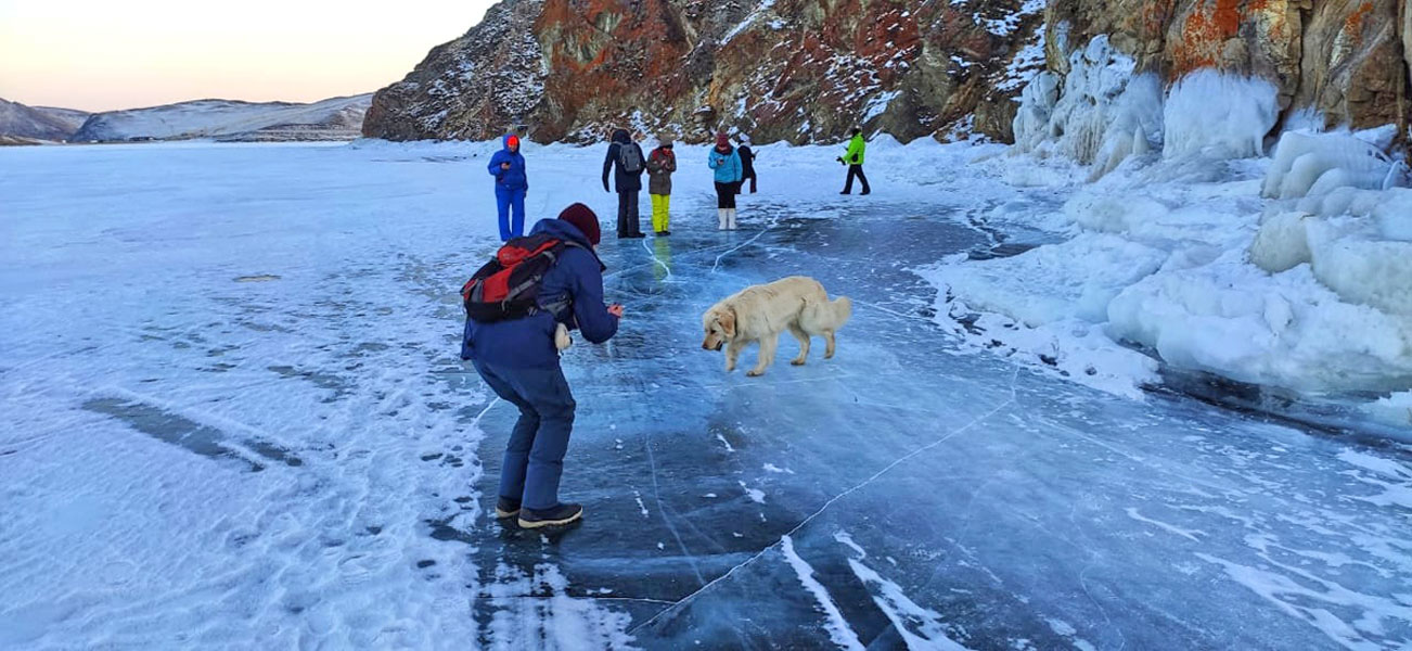 Зимний лед Байкала. Проживание на турбазе. (61/92)