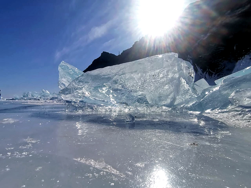 Зимний лед Байкала. Проживание на турбазе. (38/92)