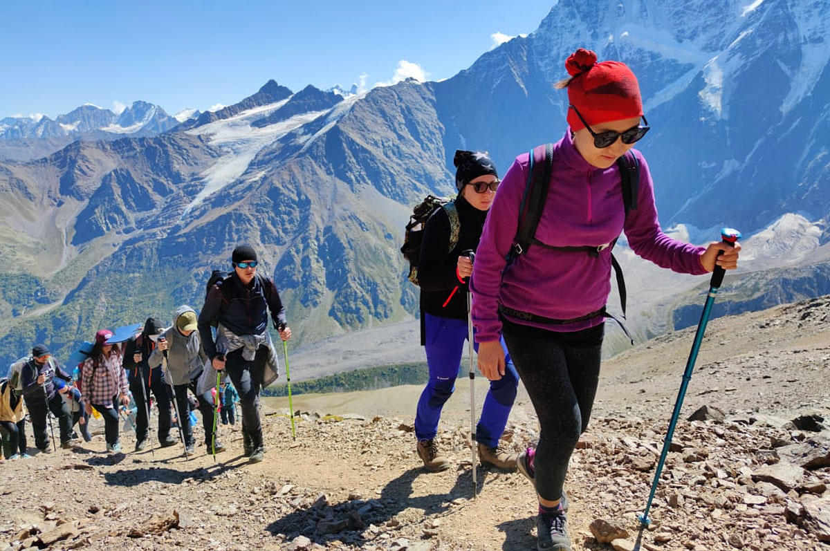 Треккинг в Приэльбрусье без рюкзаков. (21/45)