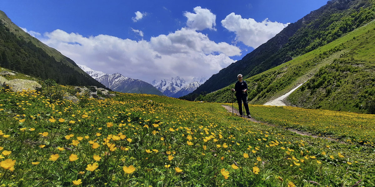 Треккинг в Приэльбрусье без рюкзаков. (14/45)