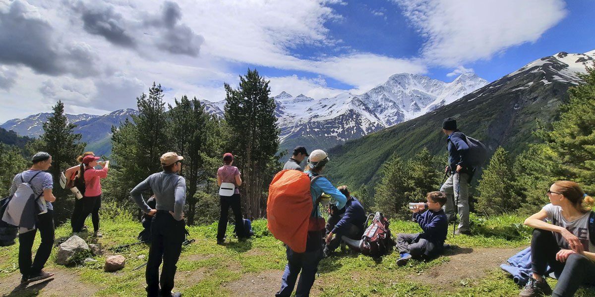 Треккинг в Приэльбрусье без рюкзаков. (12/45)