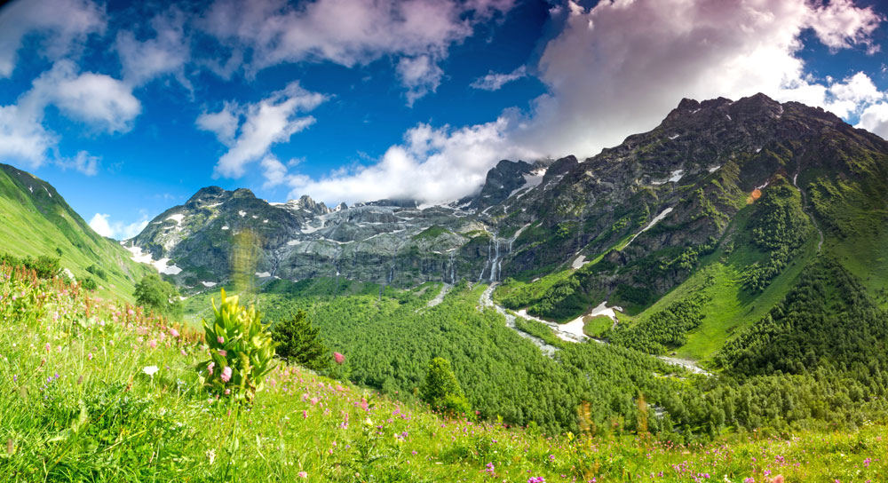 Горный лагерь в Архызе. Софийские озёра. (5/46)