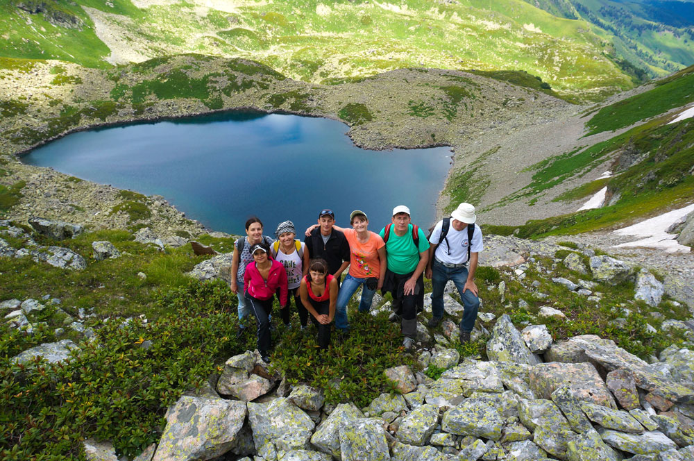 Горный лагерь в Архызе. Софийские озёра. (9/46)