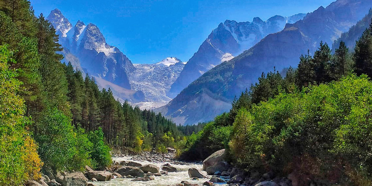 Горный лагерь в Северной Осетии. Дигорское ущелье (29/74)