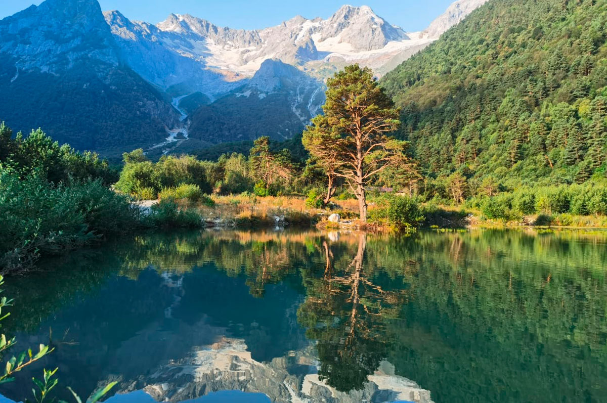 Горный лагерь в Северной Осетии. Дигорское ущелье (6/74)