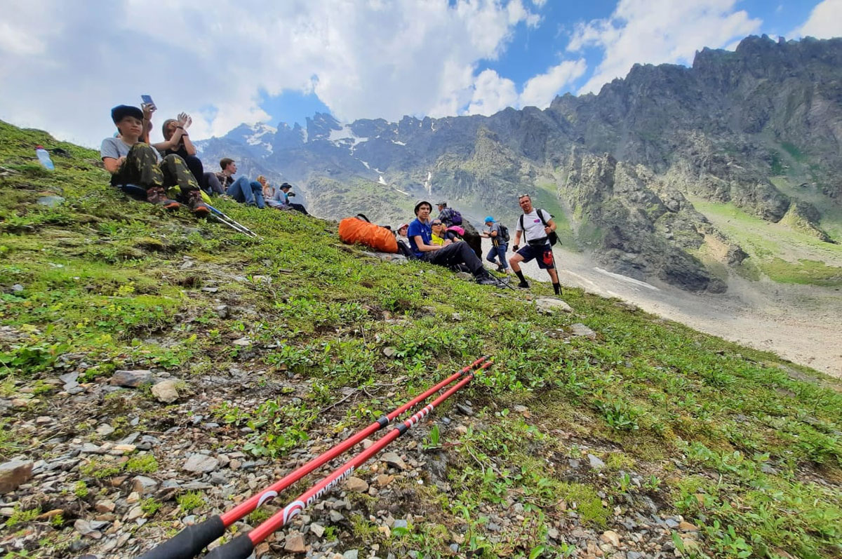 Горный лагерь в Цейском ущелье. Северная Осетия (30/51)