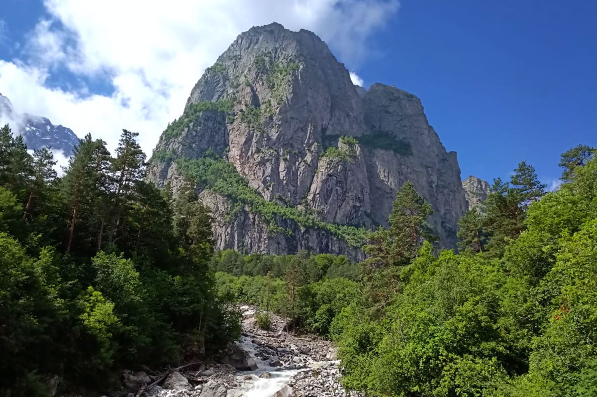 Горный лагерь в Цейском ущелье. Северная Осетия (29/51)