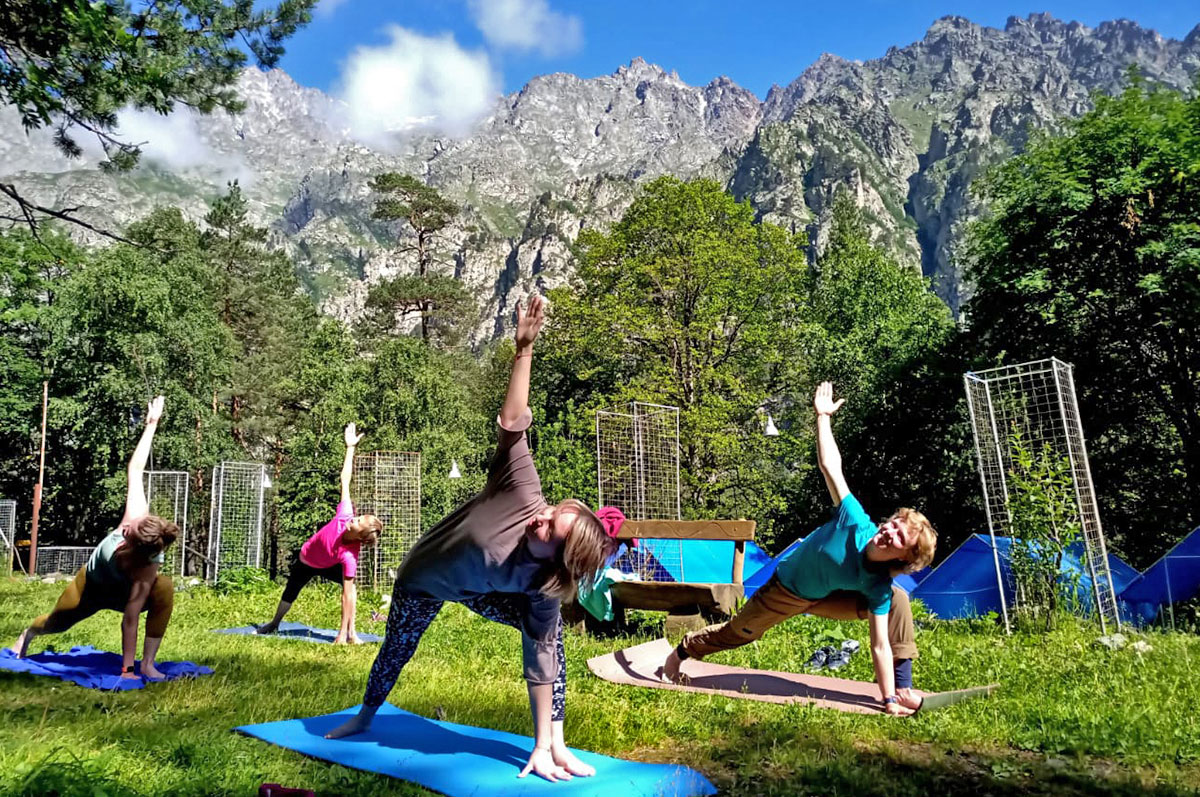 Горный лагерь в Цейском ущелье. Северная Осетия (19/51)
