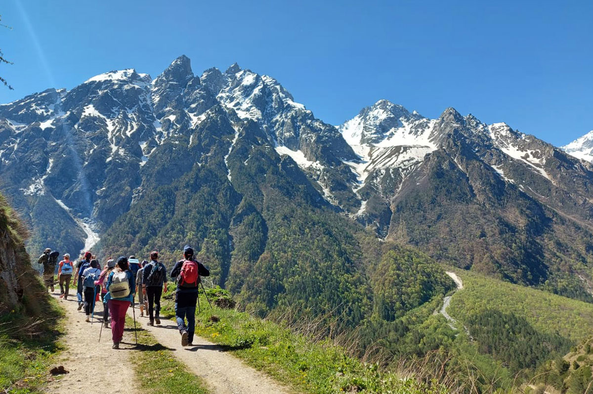 Горный лагерь в Цейском ущелье. Северная Осетия (14/51)