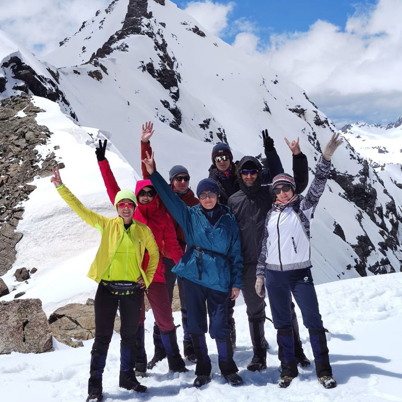 Треккинг в Приэльбрусье без рюкзаков. (40/45)